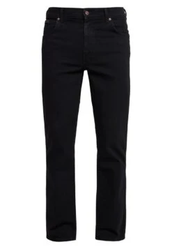 Wrangler Texas Stretch - Straight Leg Jeans - Black Overdye -Wrangler 0141cb11fde9461e9f53621e457e0737