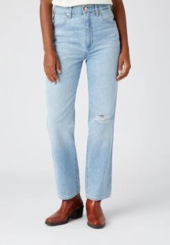 Wrangler Wild West - Straight Leg Jeans - Destroyed Denim