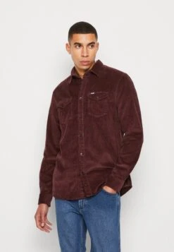 Wrangler Two Flap Pocket Shirt - Overhemd - Aubergine
