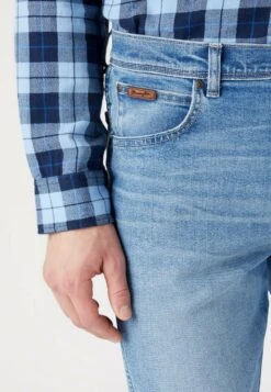 Wrangler Texas- Slim Fit Jeans - Blue Moon -Wrangler 07c51ee58dbb4da3a3c802230bf7a176