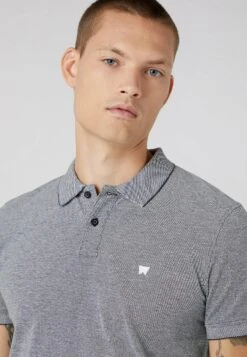 Wrangler Refined - Poloshirt - Faded Black -Wrangler 094616230d8c431a940ac8bbc49ab0ba