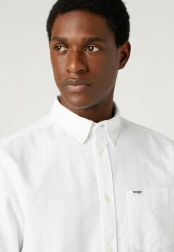 Wrangler 1 Pkt - Overhemd - White -Wrangler 09a73ee4382e4f10b8cb526932884f26