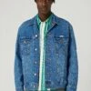 Wrangler Anti Fit - Spijkerjas - Blue Eyes Blue -Wrangler 0a8022db2f3f41ef985db4ae06cb97a4