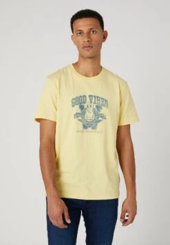 Wrangler Varsity - T-Shirt Print - Pineapple Slice