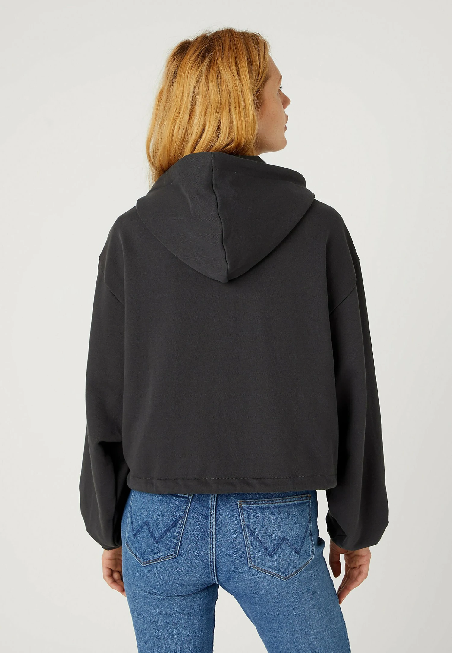 Wrangler Zip Hoodie - Sweater Met Rits - Faded Black 5 Wrangler Zip Hoodie - Sweater Met Rits - Faded Black - Afbeelding 3