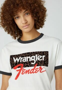 Wrangler Ringer - T-Shirt Print - Faded Black -Wrangler 0e9c9158bcb948d7ba6a027291b56299