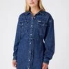 Wrangler Spijkerjurk - Dark Indigo -Wrangler 110696d796bc4f38b65a9afae34959ec