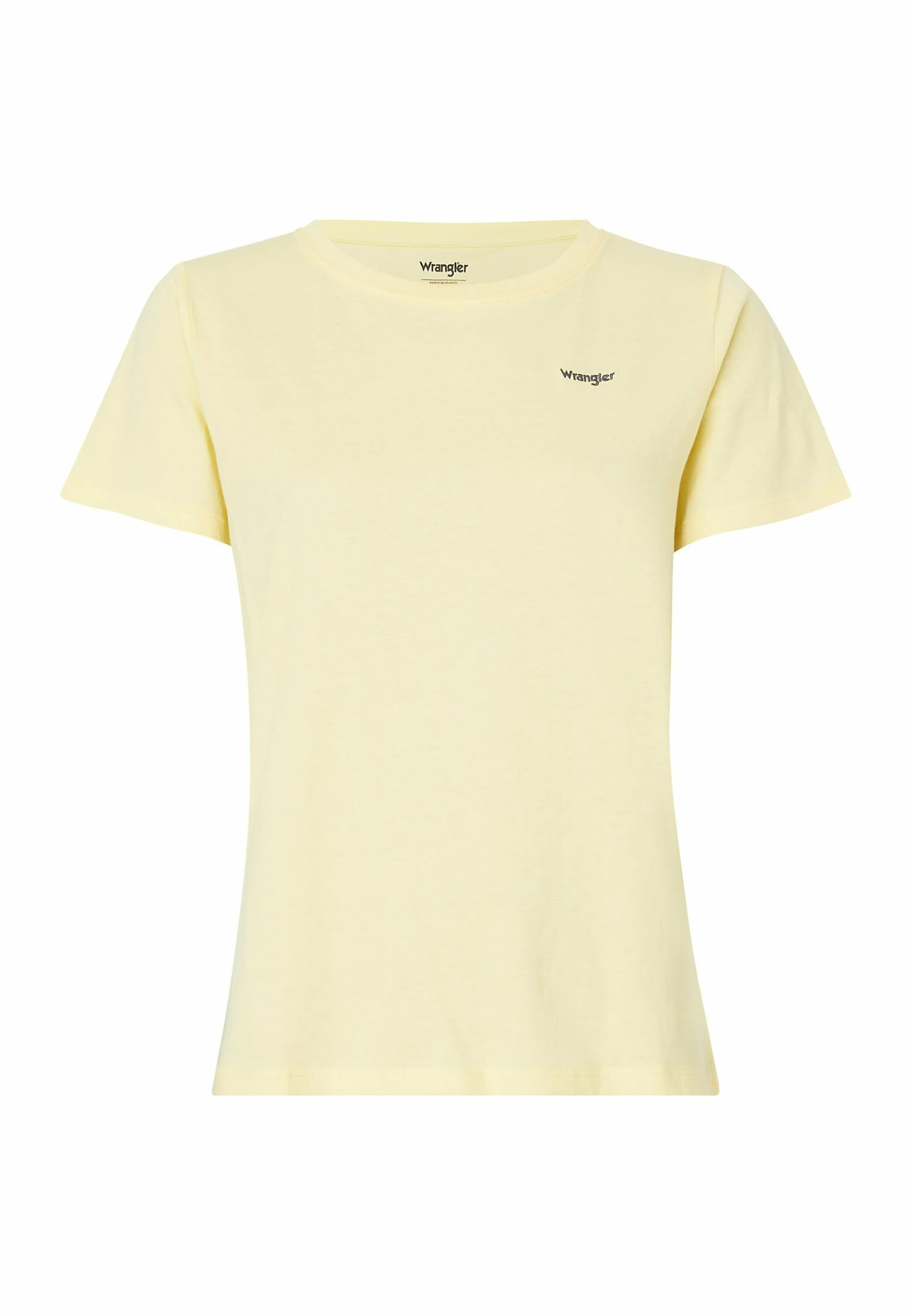 Wrangler Sign Off Tee - T-Shirt Basic - Pale Banana 7 Wrangler Sign Off Tee - T-Shirt Basic - Pale Banana - Afbeelding 5