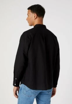 Wrangler Pkt- Overhemd - Black -Wrangler 13598252d1304531bbcce58a3c607a5f