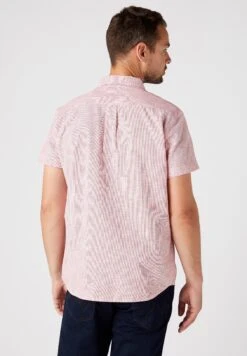 Wrangler Ss 1 Pkt Shirt - Overhemd - Flame Red -Wrangler 137d9e01d1c8466d9fd64923075c4d90