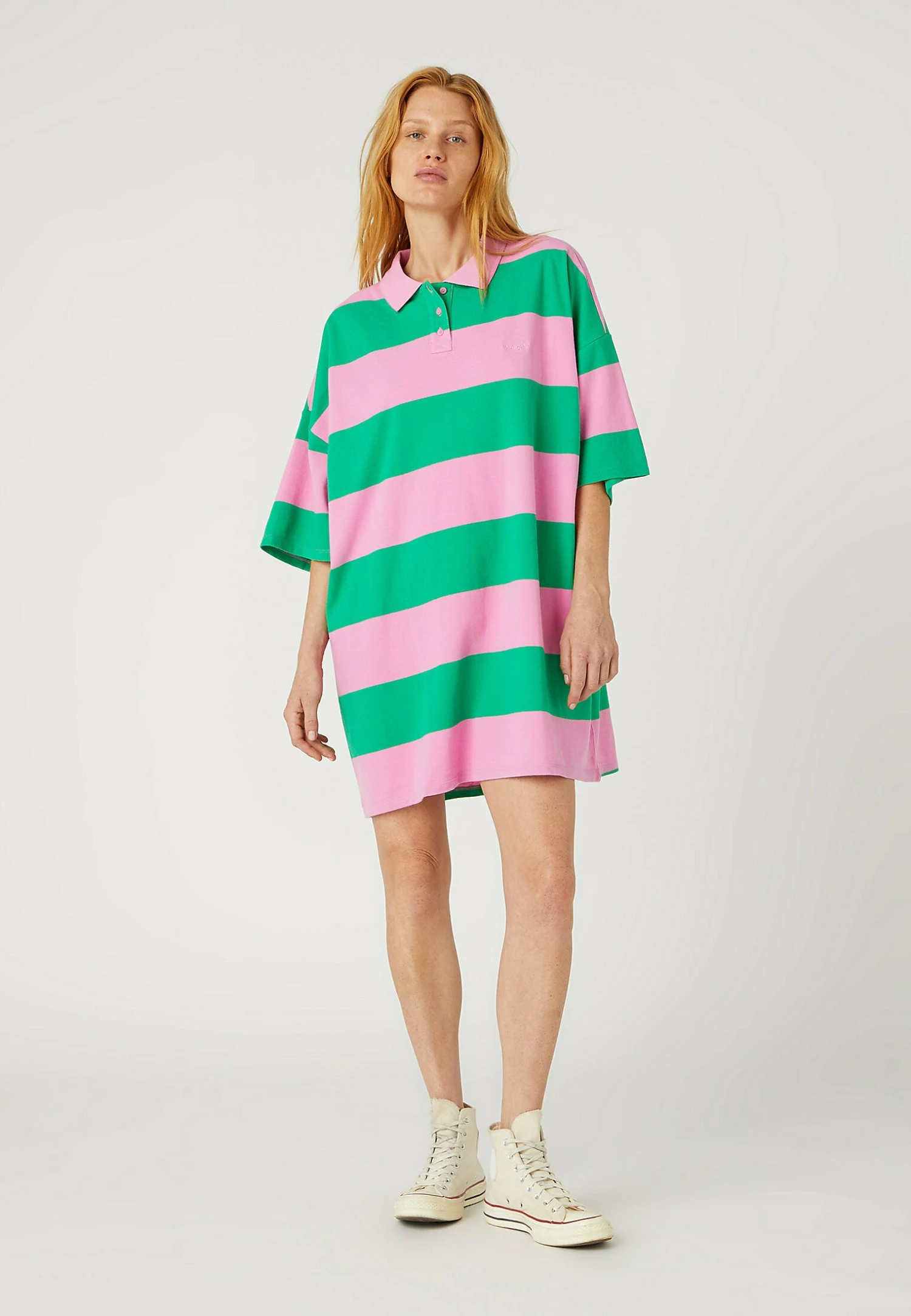 Wrangler Polo - Jurk - Bright Green 3 Wrangler Polo - Jurk - Bright Green