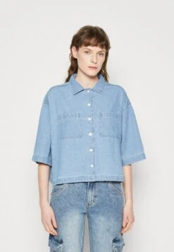 Wrangler Lounge Shirt - Overhemdblouse - Light Stonewash