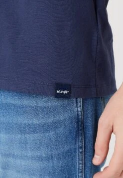 Wrangler 2 Pack - T-Shirt Basic - Navy 17 Wrangler 2 Pack - T-Shirt Basic - Navy -Wrangler 1495bce651914aff9f240626a435ffde
