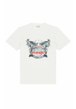 Wrangler Americana Tee - T-Shirt Print - Whisper White -Wrangler 1590e78848214dfb8a5b62f9bfab7432