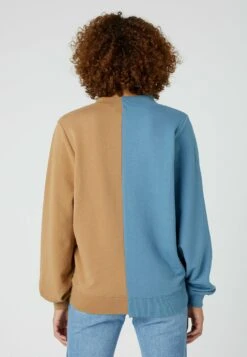 Wrangler 2Way Crew - Sweater - Captains Blue -Wrangler 1766d479ef084144bb2cbbc586c39732