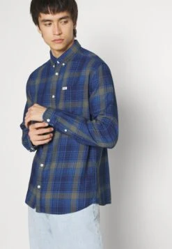 Wrangler Button Down- Overhemd - Dark Indigo -Wrangler 18cb118e062c44edbac19de2658d17f8