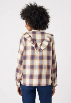Wrangler Western Frill - Blouse - Nutmeg Brown 11 Wrangler Western Frill - Blouse - Nutmeg Brown -Wrangler 19e41ab758454b35bb6a2b05b33ac6ee