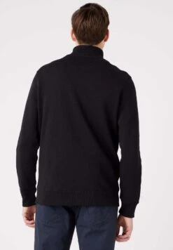 Wrangler Neck Zip - Sweater Met Rits - Schwarz -Wrangler 1a9d8575843d4de39e6f5f83db5dd82b