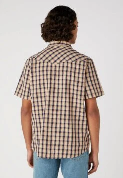 Wrangler Ss Western - Overhemd - Tobacco Brown -Wrangler 1da6354181224fe5973ba7b0511ff4ec