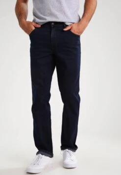 Wrangler Texas Stretch - Straight Leg Jeans - Blue Black