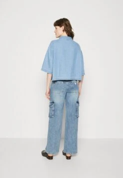 Wrangler Lounge Shirt - Overhemdblouse - Light Stonewash -Wrangler 21854bf6f5014e04926f8643e858b121