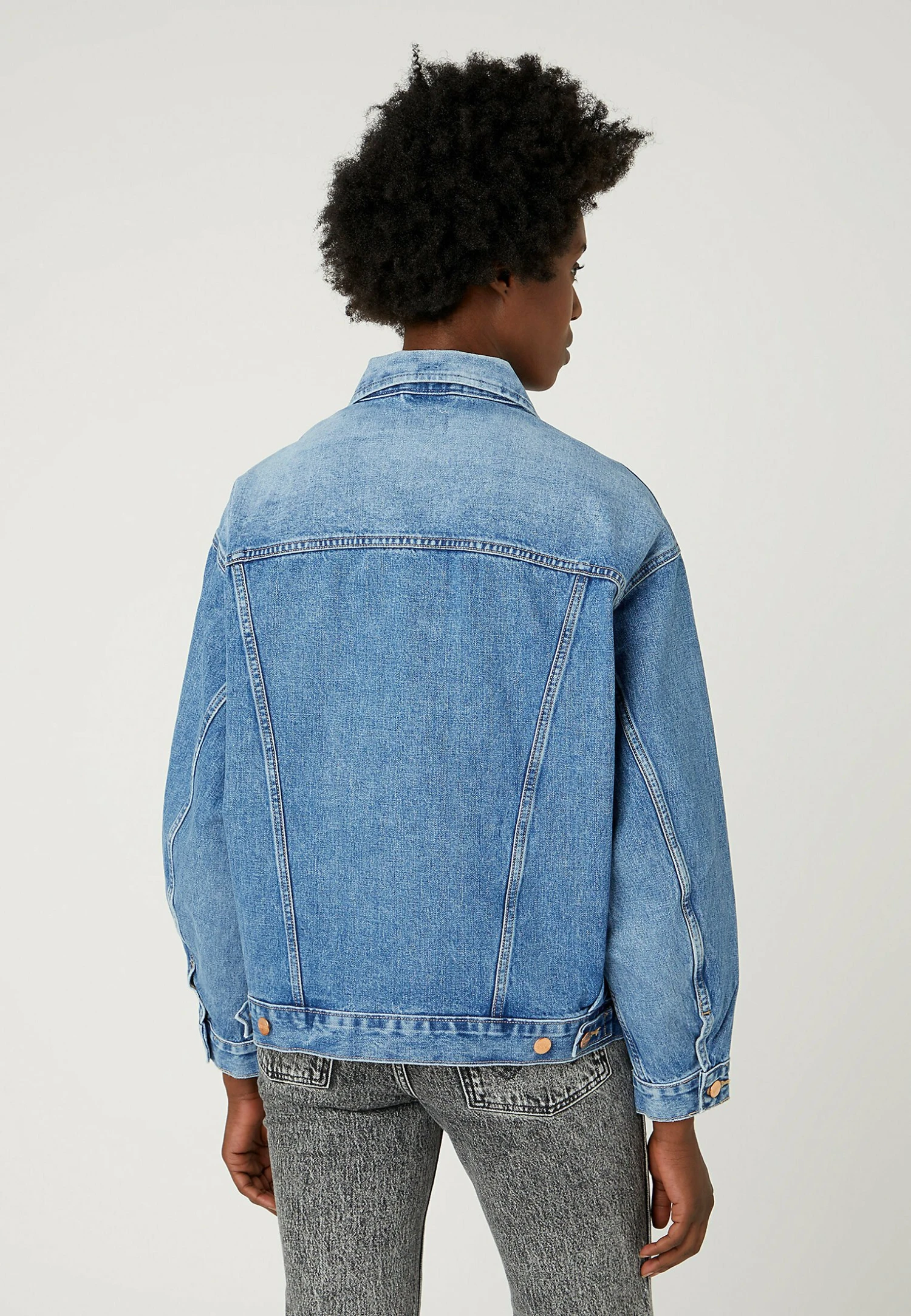 Wrangler Jumbo Trucker- Spijkerjas - Sukie 5 Wrangler Jumbo Trucker- Spijkerjas - Sukie - Afbeelding 3