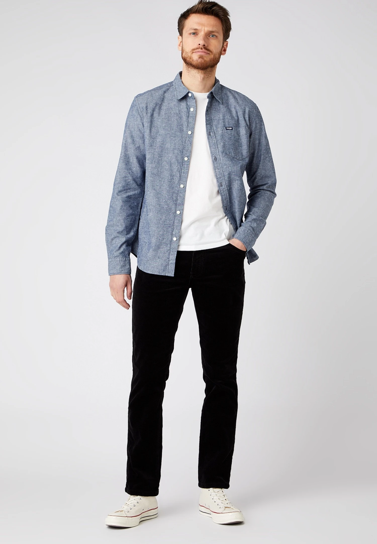 Wrangler Texas Corduroy - Broek - Black 4 Wrangler Texas Corduroy - Broek - Black - Afbeelding 2