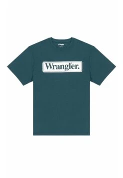 Wrangler T-Shirt Print - Deep Teal Green -Wrangler 2615fcb390d642cdb0226c3a2d371ae1