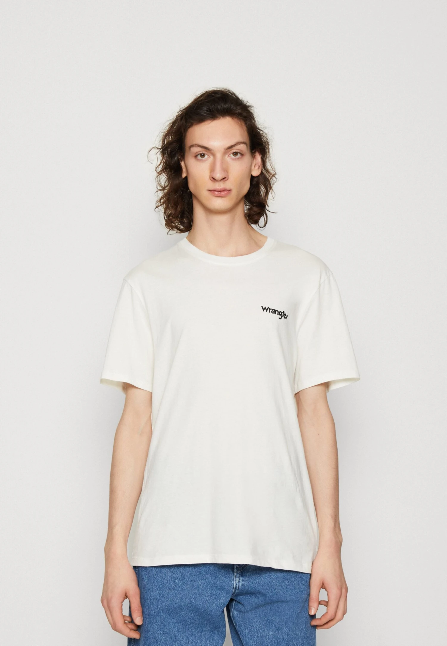 Wrangler Sign Off Tee 2 Pack- T-Shirt Basic - Captains Blue 4 Wrangler Sign Off Tee 2 Pack- T-Shirt Basic - Captains Blue - Afbeelding 2