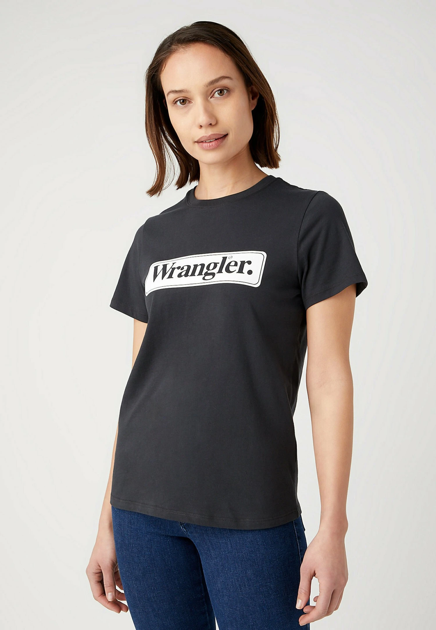 Wrangler Regular- T-Shirt Print - Faded Black 3 Wrangler Regular- T-Shirt Print - Faded Black