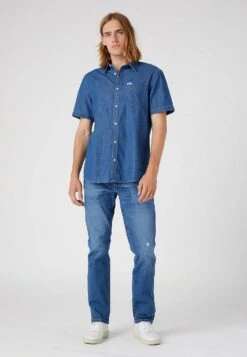 Wrangler Ss- Overhemd - Dark Stone 8 Wrangler Ss- Overhemd - Dark Stone -Wrangler 2d288327bbdb4094a8485b3209d31778