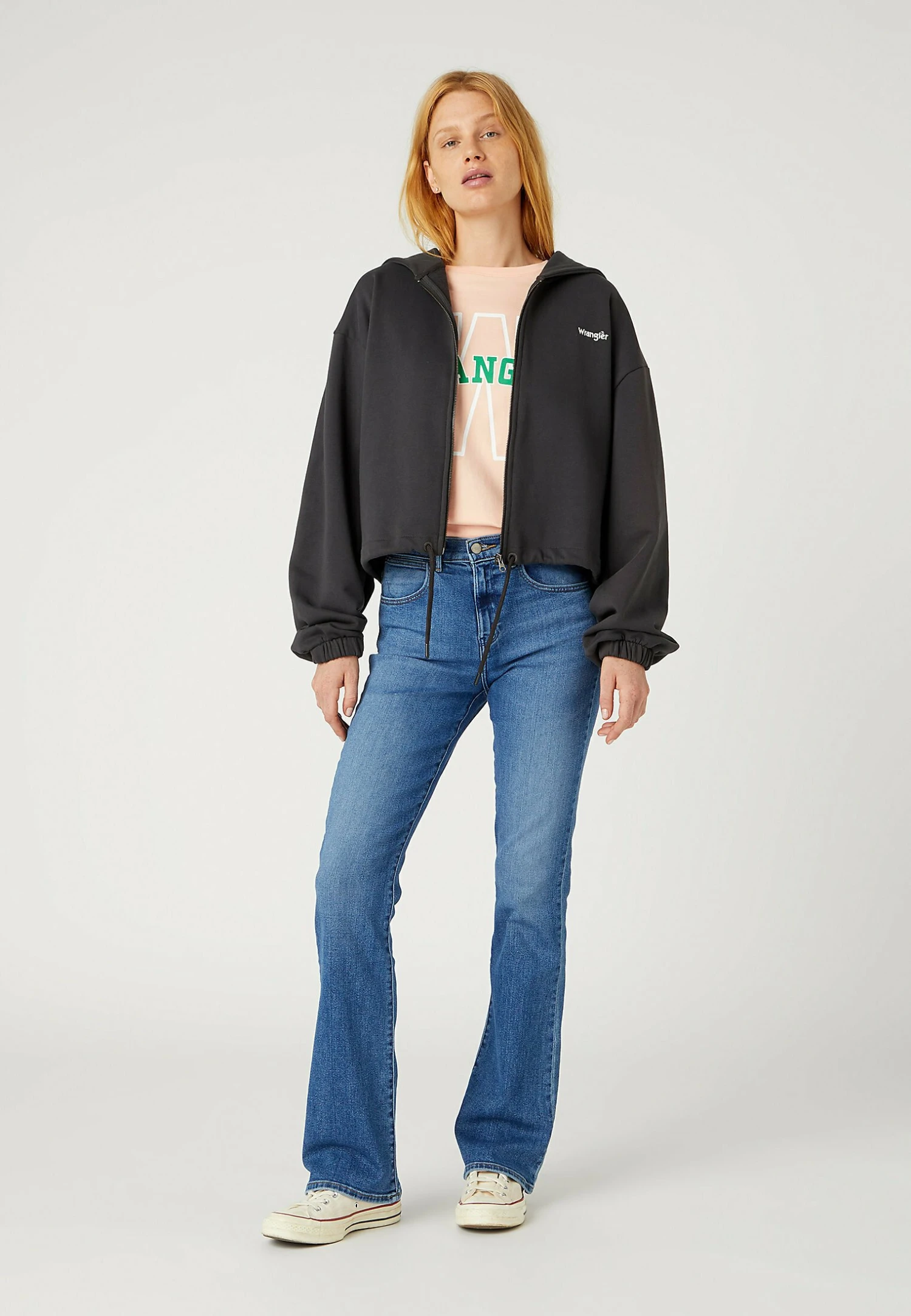 Wrangler Bootcut Jeans - Raven 4 Wrangler Bootcut Jeans - Raven - Afbeelding 2