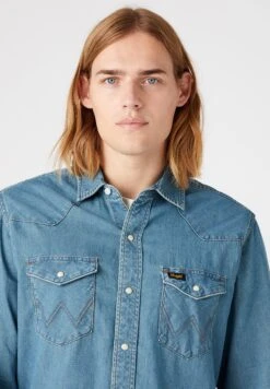 Wrangler Heritage Shirt - Overhemd - Tinted Hemp -Wrangler 2f97613b7b36444e8c800a5f51e727c2