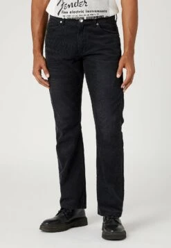 Wrangler Slim Boot - Broek - Black