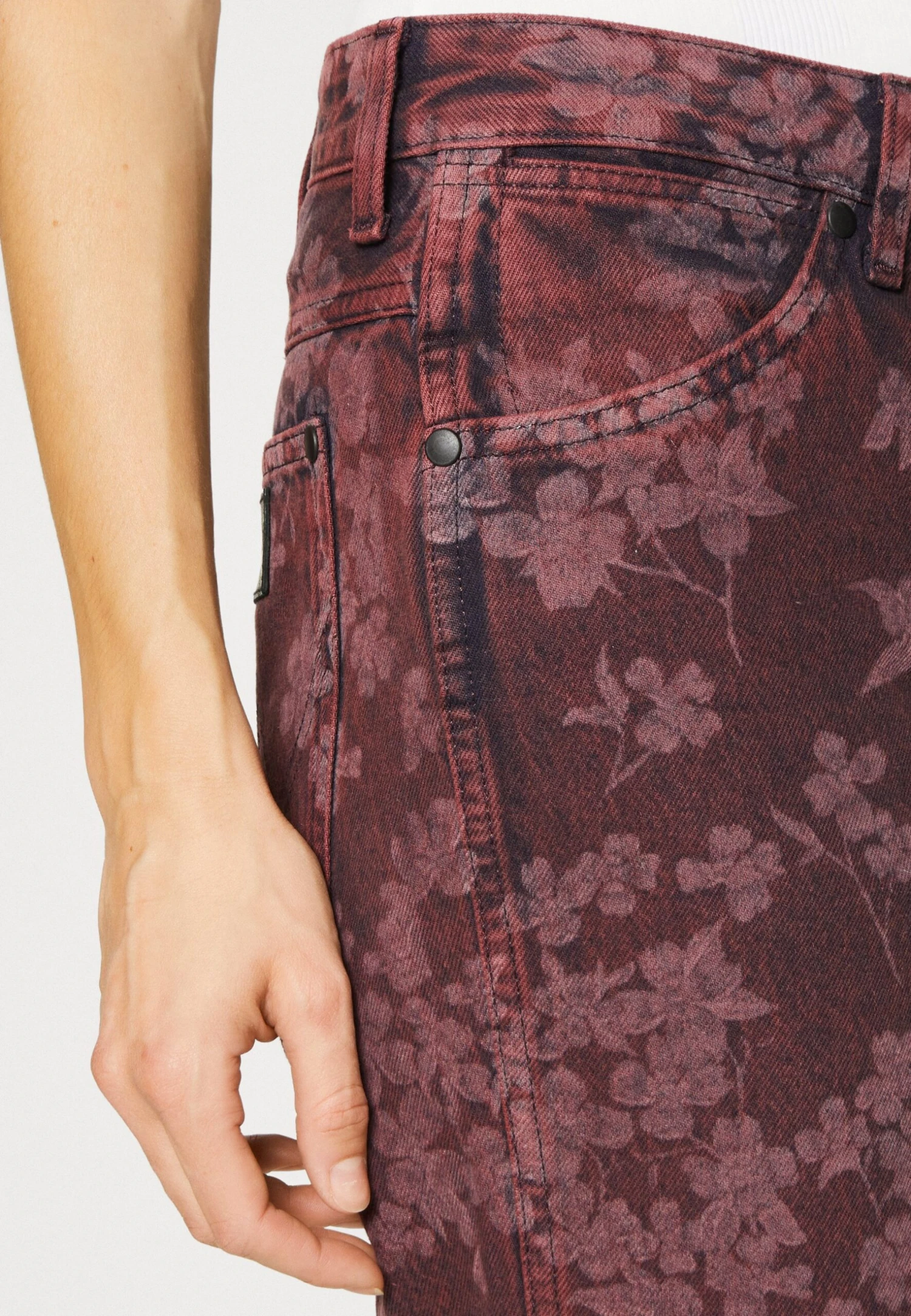 Wrangler Wanderer - Flared Jeans - Bordeaux 8 Wrangler Wanderer - Flared Jeans - Bordeaux - Afbeelding 6