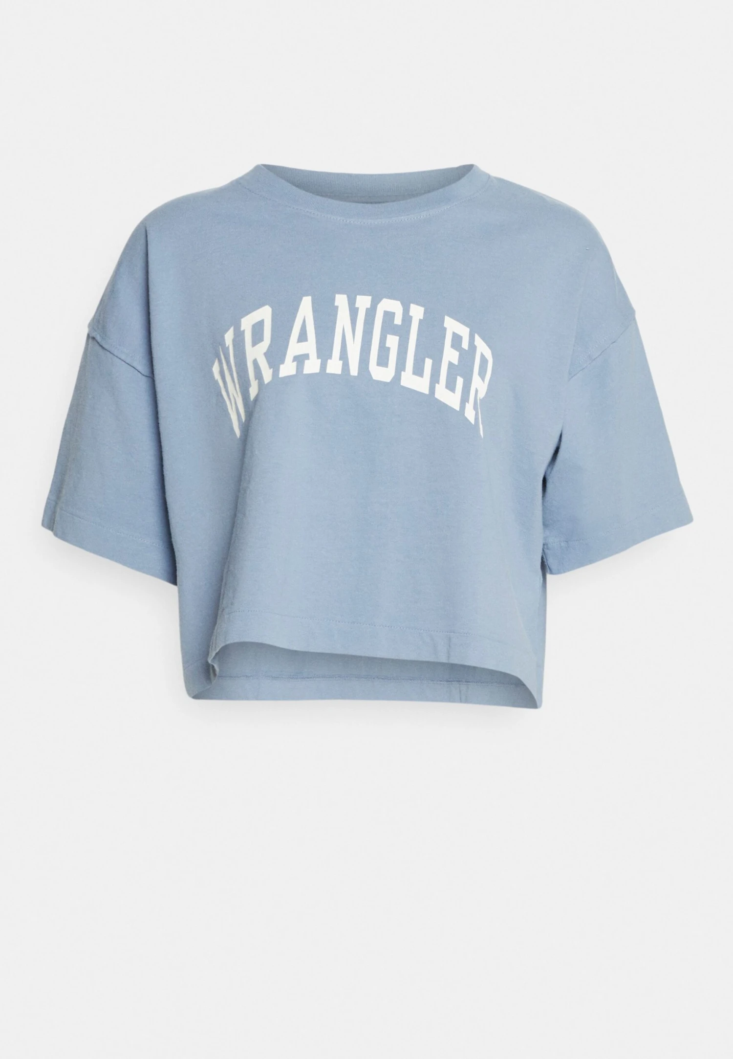 Wrangler Boxy Tee - T-Shirt Print - Stone Wash Blue 6 Wrangler Boxy Tee - T-Shirt Print - Stone Wash Blue - Afbeelding 4