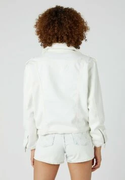 Wrangler Western Moto - Lichte Jas - Vintage White -Wrangler 316974021bea463c9bc809fc1f376240