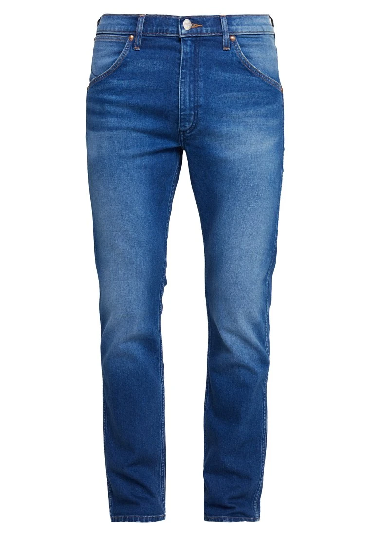 Wrangler Straight Leg Jeans - Stone Blue Denim 8 Wrangler Straight Leg Jeans - Stone Blue Denim - Afbeelding 6