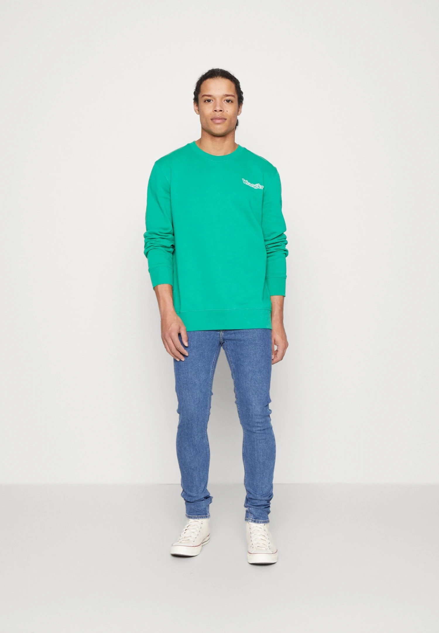 Wrangler Graphic Crew - Sweater - Leprechaun Green 4 Wrangler Graphic Crew - Sweater - Leprechaun Green - Afbeelding 2