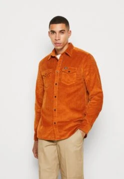 Wrangler Two Flap Pocket Shirt - Overhemd - Nutmeg Brown