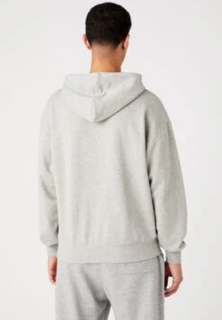 Wrangler 75Th Anni Hoodie - Hoodie - Mid Grey Mel -Wrangler 350a7ae3b0054ea88e57b4be031d7a2e