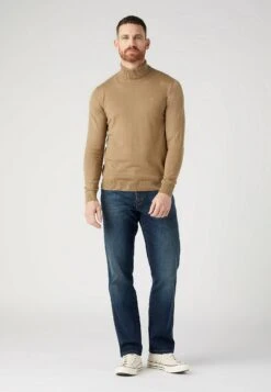 Wrangler Roll Neck- Trui - Lead Grey -Wrangler 35ce613f1a6a4d0ca593c95c8c754a5a