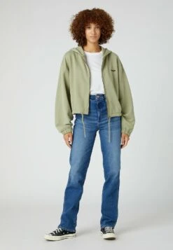 Wrangler Mom - Straight Leg Jeans - Smoke Sea -Wrangler 369dfd96f51443808970c2de20760f5d