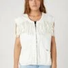Wrangler Fringed - Bodywarmer - Vintage White