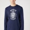 Wrangler Americana - Longsleeve - Navy