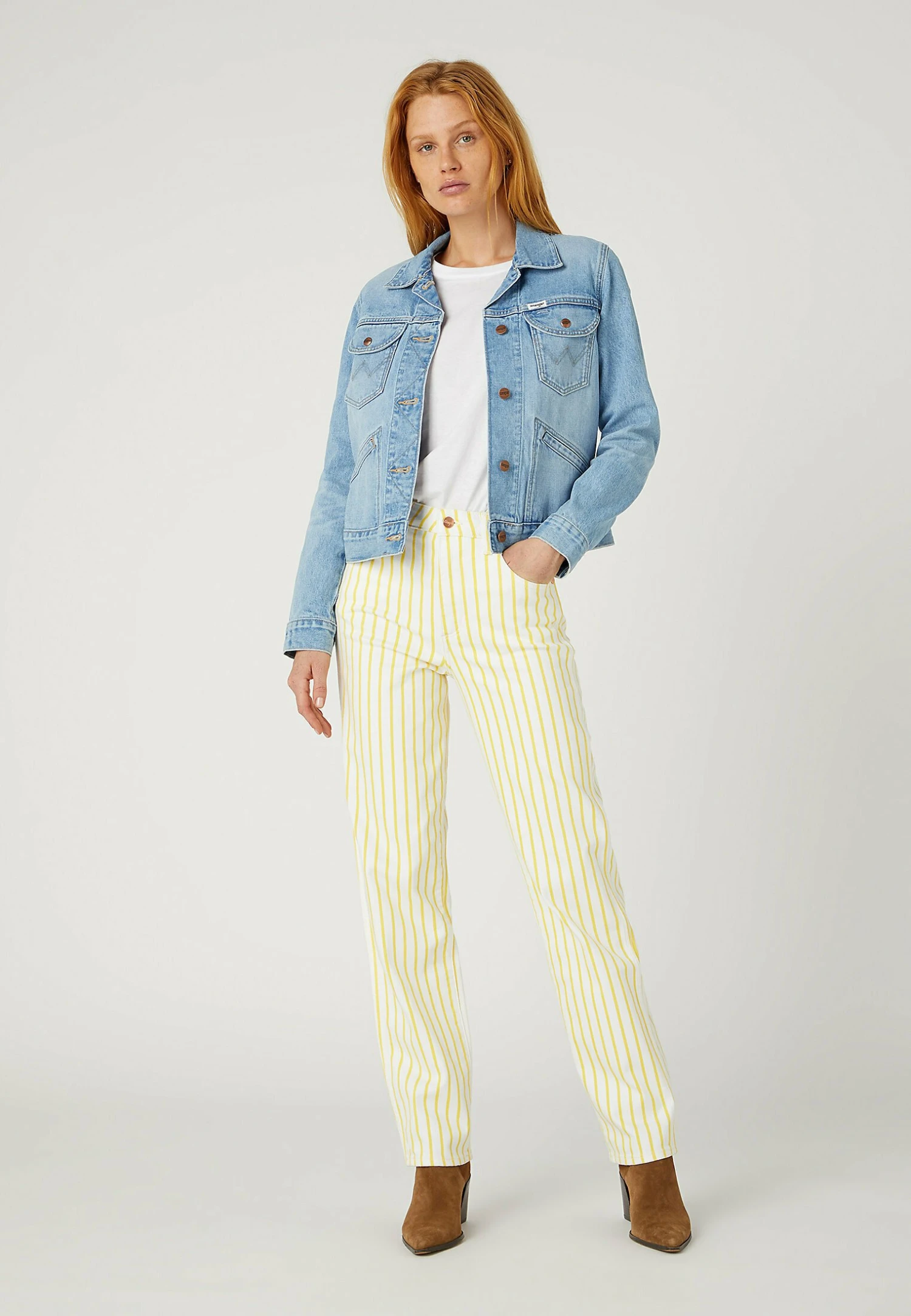 Wrangler Mom Straight - Broek - Sunshine Stripes 4 Wrangler Mom Straight - Broek - Sunshine Stripes - Afbeelding 2