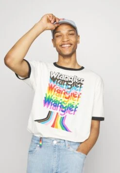 Wrangler Pride Tee - T-Shirt Print - Wornwhite 12 Wrangler Pride Tee - T-Shirt Print - Wornwhite -Wrangler 3926b5cdd1464628a0ace829bbead5dd