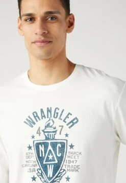 Wrangler Americana - Longsleeve - Whisper White -Wrangler 39bed2fa24154739bb1b989d9c7fe56a
