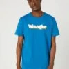 Wrangler Graphic Tee - T-Shirt Print - Deep Water