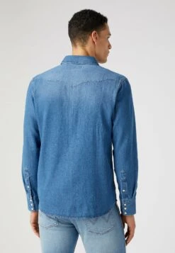 Wrangler 27Mw - Overhemd - Icon Mid Stone -Wrangler 40301c50470a4d14993e2c127b8ab369